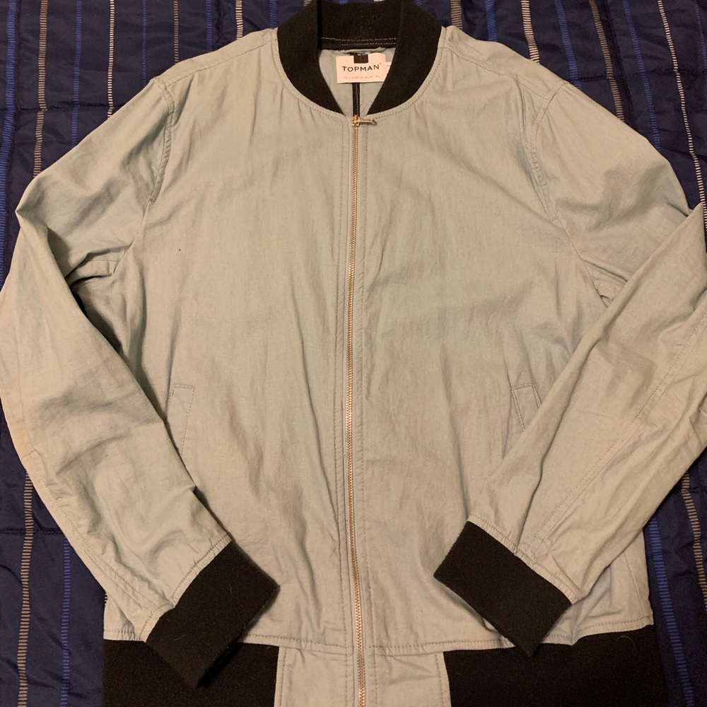 Used Men’s Topman Bomber Jacket Size L
